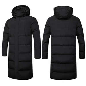 Cầu thủ bóng đá mùa đông đào tạo áo khoác dài xuống Bông Áo dành cho người lớn trẻ em trên đầu gối Áo dây kéo - Product Image 5