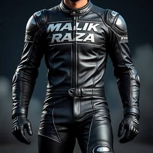 Combinaison de course de moto sur mesure Malik Raza de haute qualité, peau de vache 1.3mm, Protection Elite, OEM disponible - Product Image 4