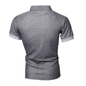 Polos de haute qualité en stock T-shirts grande taille Polo à manches courtes avec logo 3d pour hommes - Product Image 2
