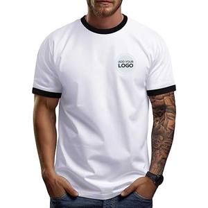 Les hommes conçoivent vos propres t-shirts T-shirt à manches courtes et col rond pour hommes - Product Image 2