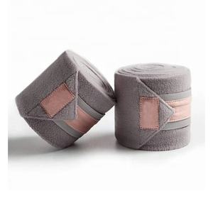 Wraps de polo de cheval en polaire douce de haute qualité Logo personnalisé Bandage de jambe de cheval Bottes de cheval en gros - Product Image 1