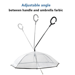 Paraguas Plegable para <span class=keywords><strong>Perro</strong></span> en Forma de C, Ajustable, Impermeable, de PVC, con Mango Largo para Días Lluviosos y Todas las Estaciones - Regalo Empresarial Personalizado - Product Image 6