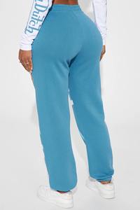 กางเกงวอร์มผู้หญิงทรงหลวมปรับแต่งได้พิมพ์ลายสกรีนผ้าฟลีซทันสมัย - Product Image 6