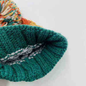 Bonnets en laine de haute qualité pour hommes, chapeaux d'hiver chauds, bonnets en tricot avec logo personnalisé, bonnets jacquard - Product Image 4