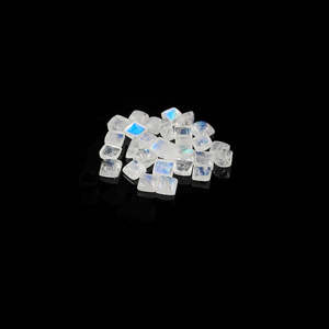 Piedras Preciosas Sueltas de Piedra Lunar Natural Calibradas, Cabujones Cuadrados de Lujo de 7mm y 8mm, Pulimentadas en Blanco, Verde y Azul, con Certificado IGI - Product Image 2