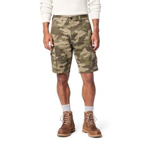 Shorts cargo camouflage pour homme, taille mi-haute, fermeture boutonnée, en toile respirante, style décontracté, type bermuda - Product Image 1