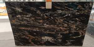 Losas de granito negro de diseño moderno Cosmo superficie de losa grande pulida - Product Image 6