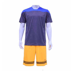 ชุดเทนนิสสำหรับผู้ชายเสื้อเชิ้ตสีเทาและกางเกงขาสั้นสีดำ - Product Image 2