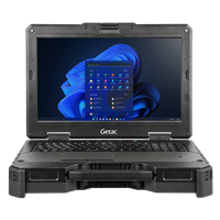 NOUVEAU!!! Ordinateur portable X600 PRO Getac Intel entièrement robuste avec Windows 11 Pro, écran FHD de 15,6 pouces, 1000 nits, IP66, prise EU
