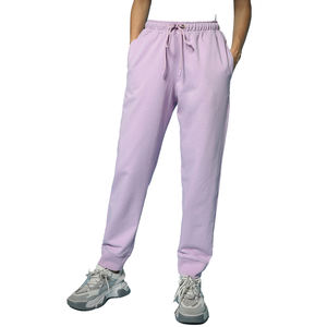 Pantalones Deportivos Ajustados para Mujer, Estilo Urbano, Hechos a Medida, de Algodón y Felpa, Cintura Elástica, Tiro Medio, Transpirables, para Invierno - Product Image 1