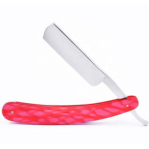 Rasoir pliant en acier inoxydable domestique professionnel pour hommes Salon de rasage de couleur personnalisée Baber pour le visage, les cheveux et le corps - Product Image 3