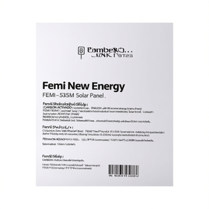 Panel Solar FEMI-535M de Femi New Energy - Product Image 2