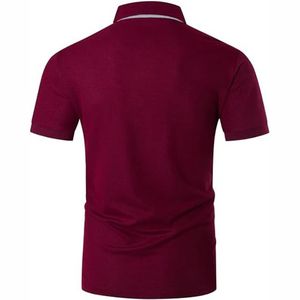 Polo de sport pour homme à manches courtes, 100% coton, de haute qualité, à séchage rapide, personnalisable - Product Image 2