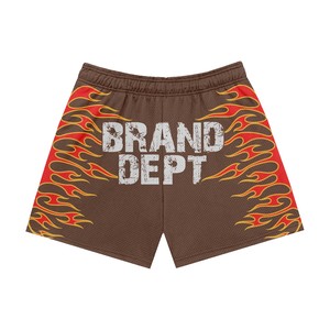 Pantalones cortos de alta calidad de sublimación de Material de poliéster de malla elegante de moda personalizada para hombres pantalones cortos de natación de playa personalizados - Product Image 5
