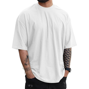 Camiseta 100% algodón, transpirable para hombre, corte holgado, estampada, extragrande. - Product Image 2