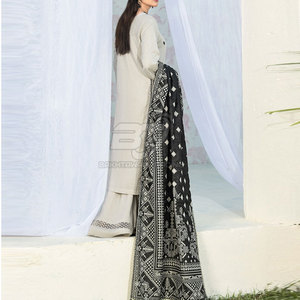 Nouvelle collection de mode pakistanaise tendance, costume pakistanais 3 pièces, tenue traditionnelle pour femmes, ensemble de robes - Product Image 4