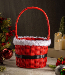 Sisu ตะกร้าหวายใส่ขนมดีไซน์ใหม่น่ารักสำหรับตกแต่งบ้านตะกร้าใส่ช็อคโกแลตงานฝีมือ - Product Image 6