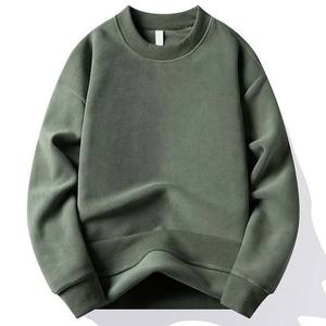 Haute qualité sur mesure pull à manches longues col rond décontracté hommes broderie sweats coton décontracté hommes basiques sweats - Product Image 5