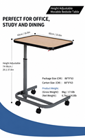 Table de lit d'hôpital pliable à prix d'usine OEM, bureau médical réglable pour usage à domicile des personnes âgées