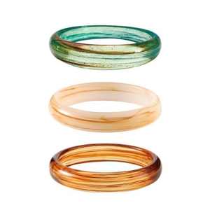 Nouveauté Bracelets en résine de couleur personnalisée avec motifs floraux Bijoux faits à la main de haute qualité Prix de gros élégant - Product Image 5