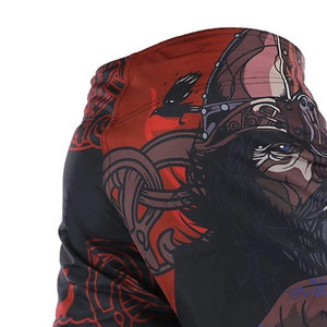 Los mejores pantalones cortos MMA de tela para hombre, transpirables y cómodos, ropa de entrenamiento de tarifa al por mayor, Material suave y duradero, patrón sólido, superventas - Product Image 6