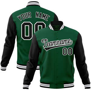Alta calidad OEM logotipo personalizado manga bordado Streetwear más tamaño béisbol Vintage Letterman Varsity chaquetas abrigo para hombres - Product Image 2