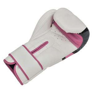 Gants de boxe en cuir de qualité supérieure avec logo personnalisé et fermeture auto-agrippante pour le sport, la remise en forme et l'entraînement intensif - Product Image 4
