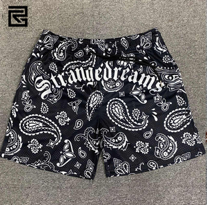 Custom Vintage Fitness Running Gym Mesh Shorts 100% algodón Hombres Sudor 3D Screen Foam Puff Print Cordones para entrenamiento MMA - Product Image 3