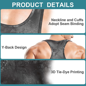 Wholesale Bodybuilding Vest Mesh Tank Top Sublimation Sports Gym Muscle-Puff Sleeveless Underwear Men's Singlets Cotton Tank Top - Product Image 6