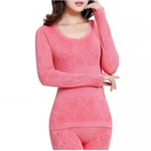 ลองจอนผู้ชายผ้าฝ้าย100% 2ชิ้นชุดชั้นในไร้รอยต่อสำหรับฤดูใบไม้ร่วงฤดูหนาว - Product Image 6