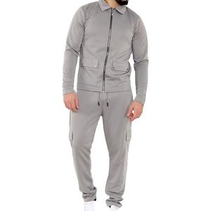 2026 Custom Logo <b>Men's</b> Training Jogging Sportswear Tracksuit Sets XL/XXL Size Fleece Fabric Plus Size Feature With Zipper - Product Image 1