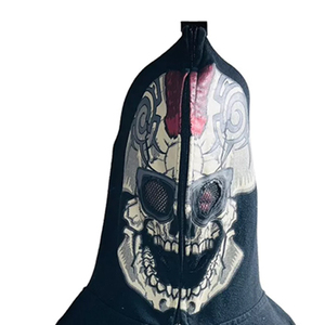 Sublimación con capucha de poliéster de alta calidad para hombre, forro polar grueso, sudadera holgada de gran tamaño, ropa de calle informal con cremallera completa hecha en EE. UU. - Product Image 5