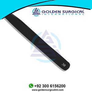 Pinces à épiler pour cils, couleur noire, pointe pointue, pinces à épiler pour sourcils personnalisées, prix bon marché, fournisseur en gros - Product Image 2