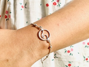 Créateur de mode populaire bijoux faits à la main 925 Bracelet de vague en argent Sterling en gros bijoux de vague en argent aux prix d'usine - Product Image 2