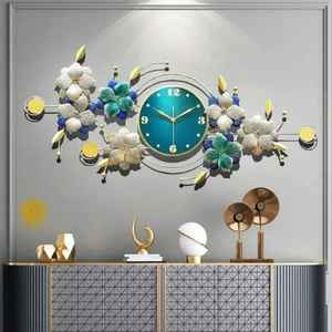 Modern Design Indian Handicraft Hanging Iron Needle <b>Wall</b> <b>Clock</b> for Wedding Anniversary Gifts and Stylish Home <b>Decor</b> - Product Image 6