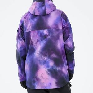 Chaqueta de Esquí Anarok Unisex Impermeable con Capucha y Camuflaje Degradado, Cortavientos y Aislante para Adultos, Tallas Grandes, con Logotipo Frontal - Product Image 6