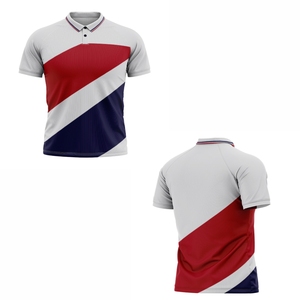 Camisetas Personalizadas Transpirables de Punto para Hombre con Diseños Bordados Impresos, de Secado Rápido, de Poliéster, Manga Corta, para Pedidos al por Mayor - Product Image 3