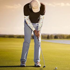 Manchons de bras de refroidissement par compression de qualité supérieure pour le cyclisme Fitness Golf & Sports-Protection solaire UV réversible et antibactérienne - Product Image 6