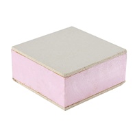 Panneau sandwich en MGO haute résistance pour cloison de sol/mur |   Bord à rainure et languette ignifuge de 25 mm |   Utilisation moderne de la salle de bain extérieure
