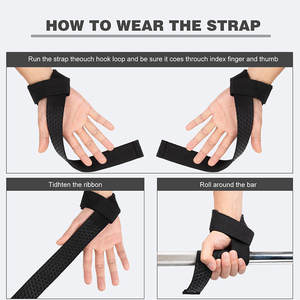 สายรัดข้อมือยกน้ำหนักออกกำลังกายสายรัดข้อมือยกน้ำหนักออกกำลังกายยิม - Product Image 6