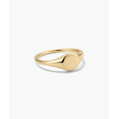 Anillo Sello Vintage de Oro con Diamante Corte Princesa, Baño de Rodio y Oro de 18K, Eternidad para Niños Cristianos - Product Image 3