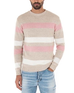 Custom Men's Clothing Crewneck Sweaters Plain Cotton Blank Men's Pullover Casual Wool Knitted Striped Sweaters Breathable 2023 - Product Image 6