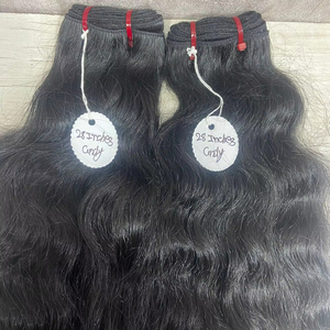 ผมต่อจากผมมนุษย์ผมหยิกเรมี่ขนาด28นิ้วผมชาวอินเดียใต้สวย - Product Image 3