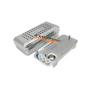 Sterilization Tray Case Box for Holding Instrument Sterilized Without <b>Silicone</b> <b>Mat</b> Alloy Manual CE Certified Premium Quality - Product Image 4