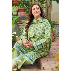 Conjunto de Traje de 3 Piezas Estampado para Mujer con Dupatta, Modelo CL-62116B - Product Image 3