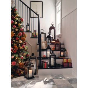 เชิงเทียนโลหะแบบย้อนยุคแนวชนบทสำหรับตกแต่งบ้านที่ใส่เทียนในร่มและกลางแจ้ง - Product Image 5