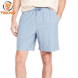 Short de sport en coton 6XL pour hommes et femmes High Street Fitness Gym Workout Motif solide et anti-rides OEM - Product Image 1