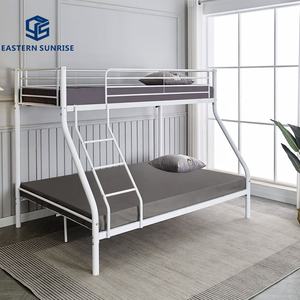 Lit <span class=keywords><strong>superposé</strong></span> en métal de couleur noire pour la chambre des enfants, lit gain de place pour <span class=keywords><strong>2</strong></span> personnes, lit <span class=keywords><strong>superposé</strong></span> en métal double sur grand lit - Product Image 6