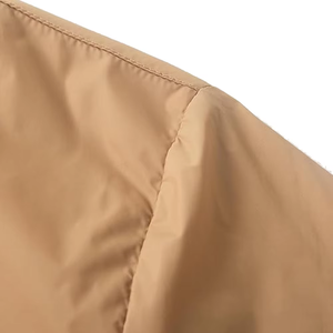 แจ็คเก็ตวาร์ซิตี้ผู้ชายแบบมีโลโก้ด้านหน้า น้ำหนักเบา สำหรับฤดูหนาว คอตั้ง ผ้าขนสัตว์/โพลีเอสเตอร์ กันลม สไตล์สตรีทแวร์ - Product Image 3