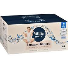 Pañales de lujo Millie Moon para bebés, tela no tejida, protección contra fugas, absorción de superficie seca, el mejor precio barato - Product Image 4